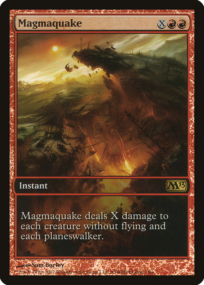 Magmaquake (Game Day) [Magic 2013 Promos] | Local Legends