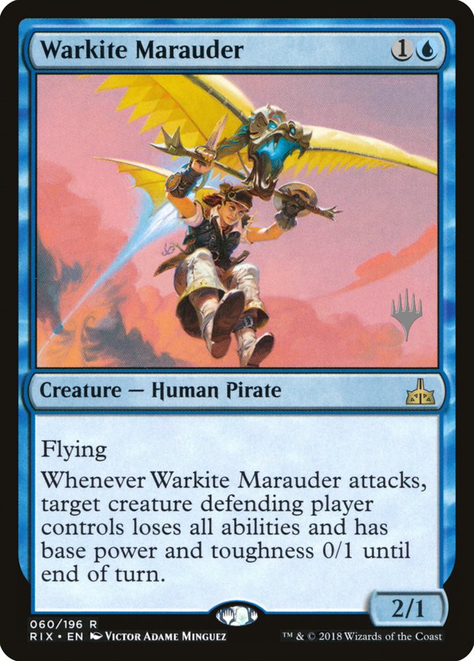 Warkite Marauder (Promo Pack) [Rivals of Ixalan Promos] | Golgari Games