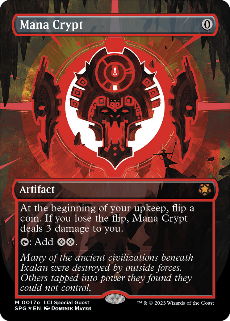 Mana Crypt (0017e) (Borderless) [The Lost Caverns of Ixalan Special Guests] | Local Legends