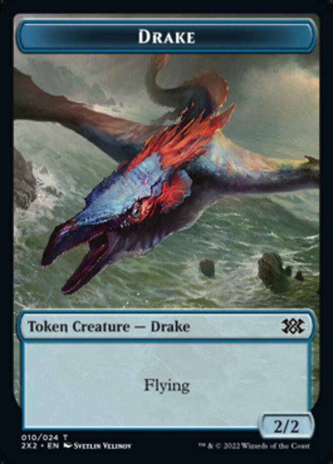 Drake // Eldrazi Scion Double-sided Token [Double Masters 2022 Tokens] | Golgari Games