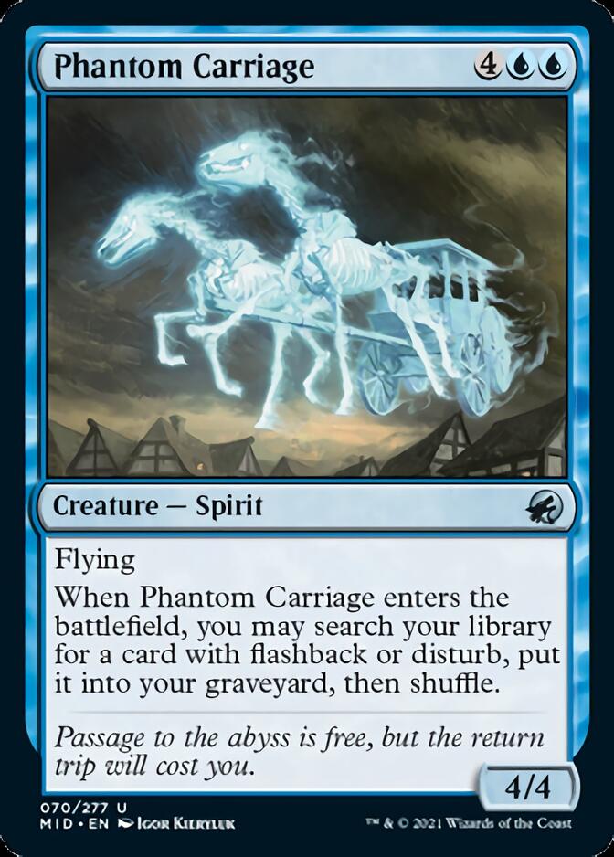 Phantom Carriage [Innistrad: Midnight Hunt] | Golgari Games