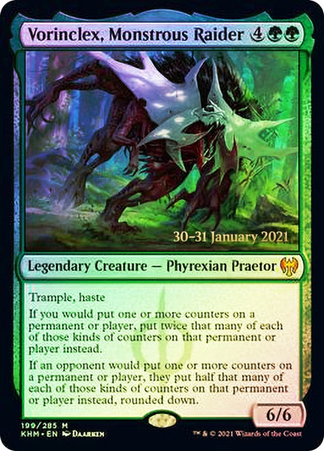 Vorinclex, Monstrous Raider [Kaldheim Prerelease Promos] | Golgari Games