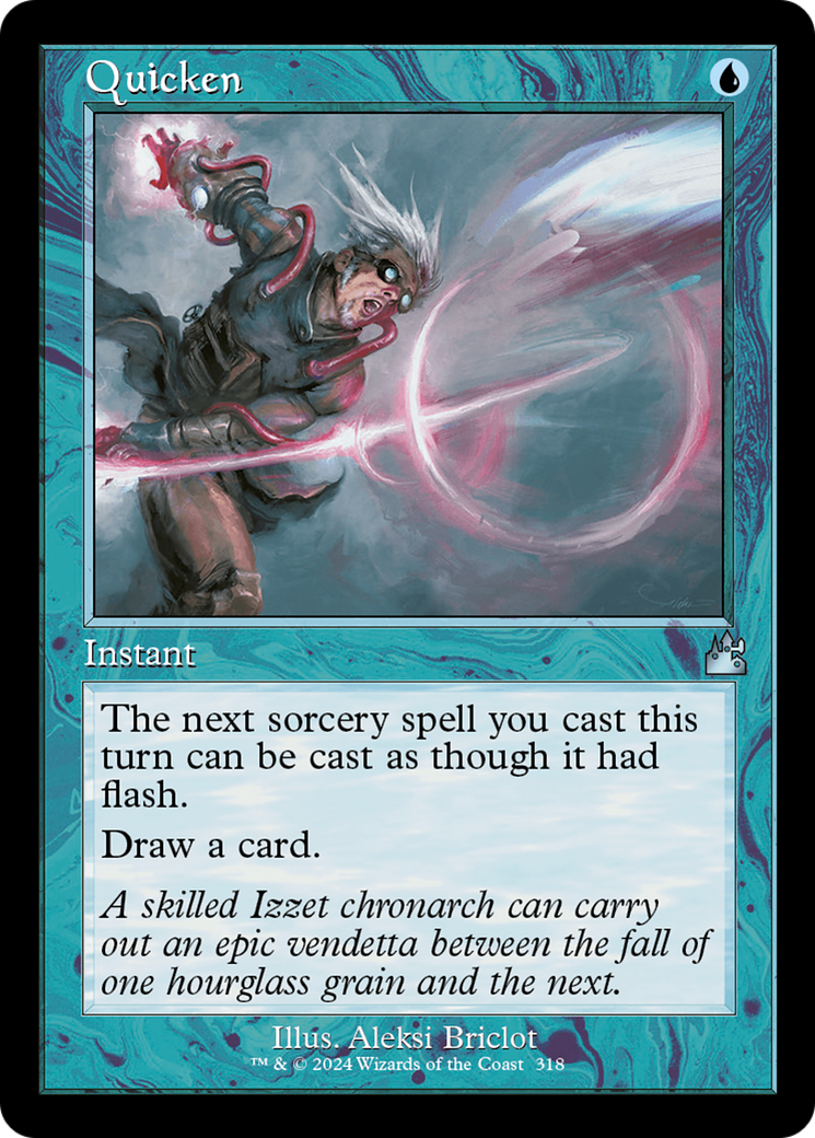 Quicken (Retro Frame) [Ravnica Remastered] | Local Legends