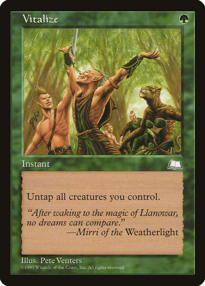 Vitalize [Weatherlight] | Golgari Games