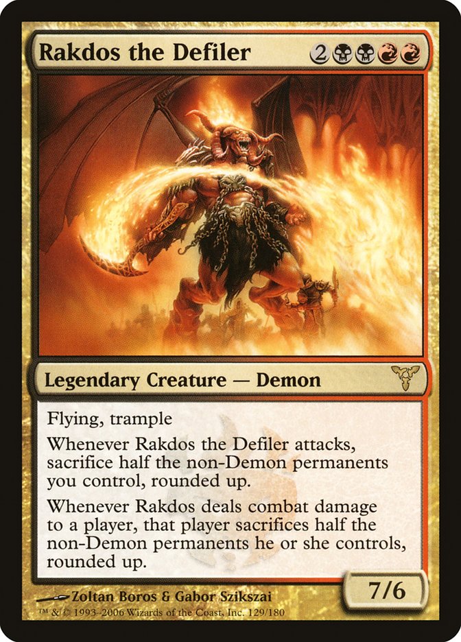 Rakdos the Defiler [Dissension] | Golgari Games