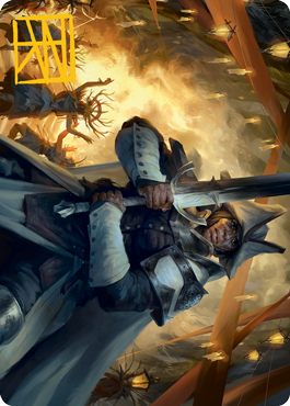Ritual Guardian Art Card (Gold-Stamped Signature) [Innistrad: Midnight Hunt Art Series] | Local Legends
