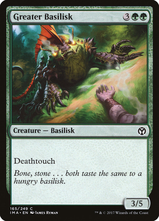 Greater Basilisk [Iconic Masters] | Golgari Games