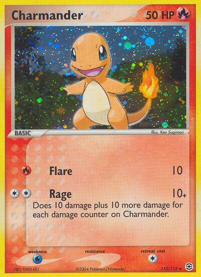 Charmander (113/112) [EX: FireRed & LeafGreen] | Golgari Games