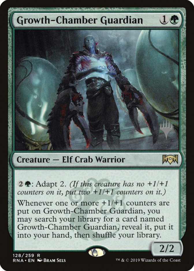 Growth-Chamber Guardian (Promo Pack) [Ravnica Allegiance Promos] | Golgari Games