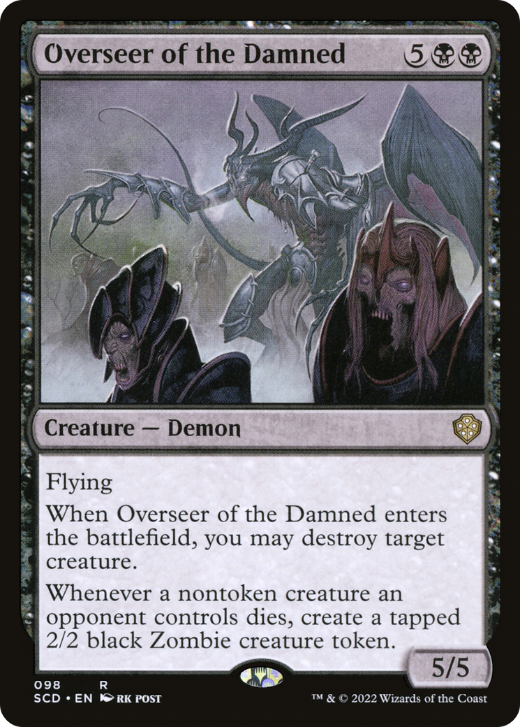 Overseer of the Damned [Starter Commander Decks] | Golgari Games