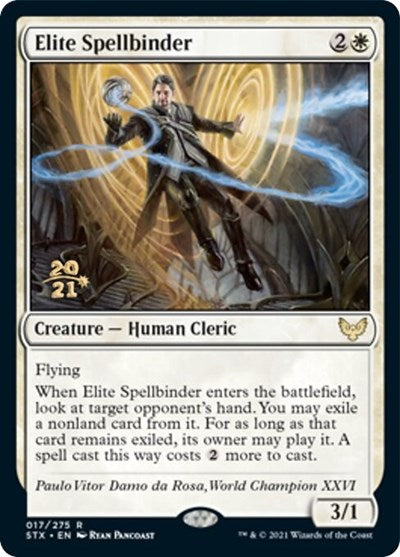 Elite Spellbinder [Strixhaven: School of Mages Prerelease Promos] | Golgari Games