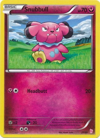 Snubbull (27/30) [XY: Trainer Kit - Sylveon] | Golgari Games