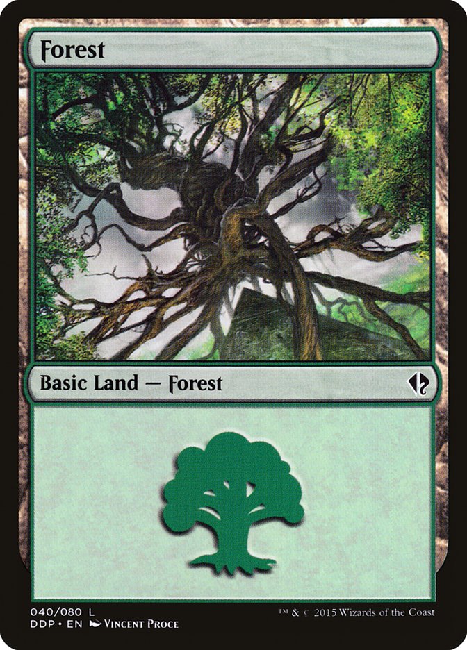 Forest (40) [Duel Decks: Zendikar vs. Eldrazi] | Local Legends