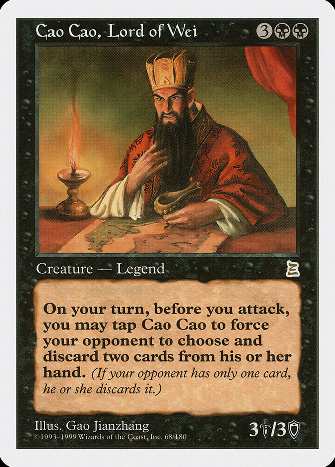 Cao Cao, Lord of Wei [Portal Three Kingdoms] | Golgari Games