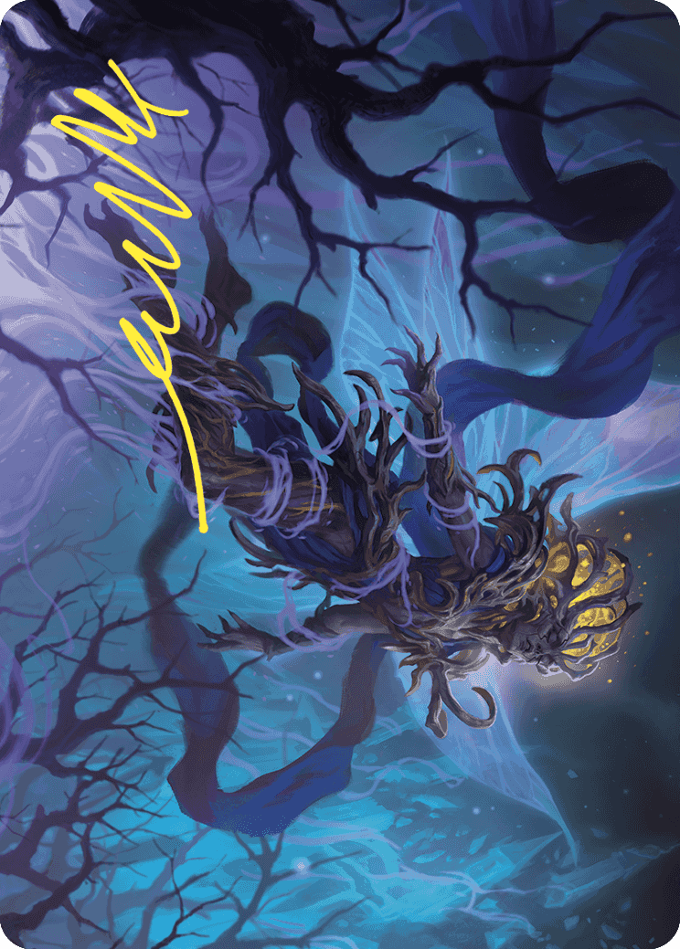 Sleep-Cursed Faerie Art Card (Gold-Stamped Signature) [Wilds of Eldraine Art Series] | Golgari Games