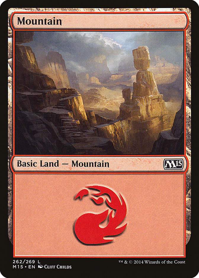 Mountain (262) [Magic 2015] | Golgari Games