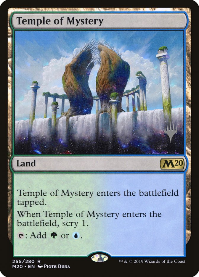 Temple of Mystery (Promo Pack) [Core Set 2020 Promos] | Golgari Games