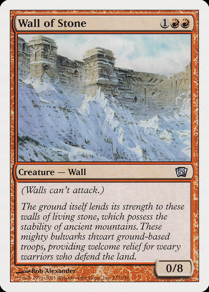 Wall of Stone [Eighth Edition] | Local Legends
