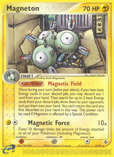 Magneton (17/97) [EX: Dragon] | Golgari Games