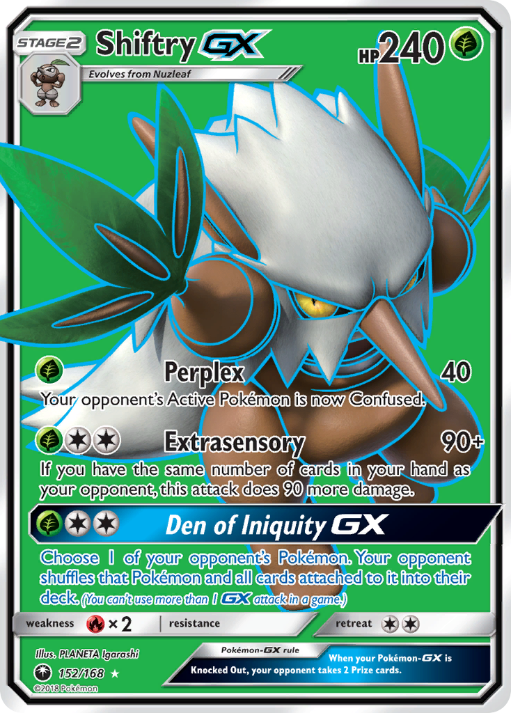 Shiftry GX (152/168) [Sun & Moon: Celestial Storm] | Golgari Games