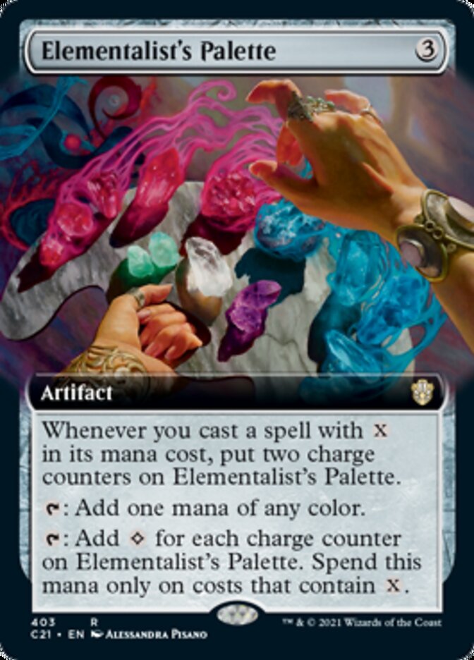 Elementalist's Palette (Extended Art) [Commander 2021] | Local Legends