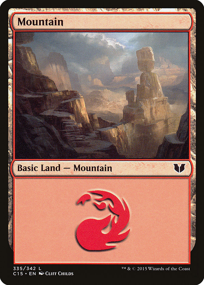 Mountain (335) [Commander 2015] | Local Legends