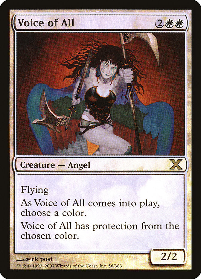 Voice of All (Premium Foil) [Tenth Edition] | Local Legends