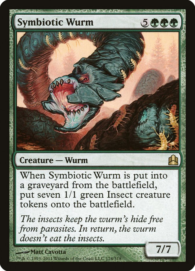 Symbiotic Wurm [Commander 2011] | Golgari Games