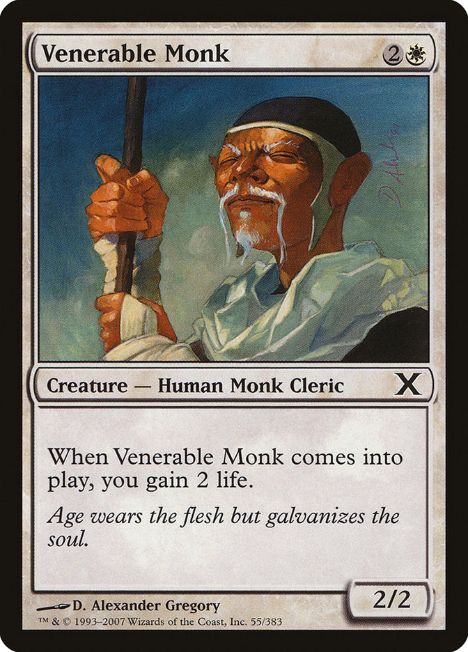 Venerable Monk [Tenth Edition] | Golgari Games