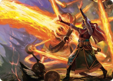 Ghitu Amplifier Art Card [Dominaria United Art Series] | Local Legends