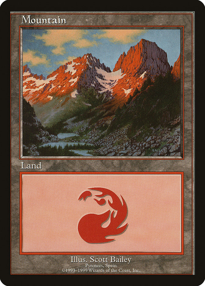 Mountain (8) [European Land Program] | Golgari Games