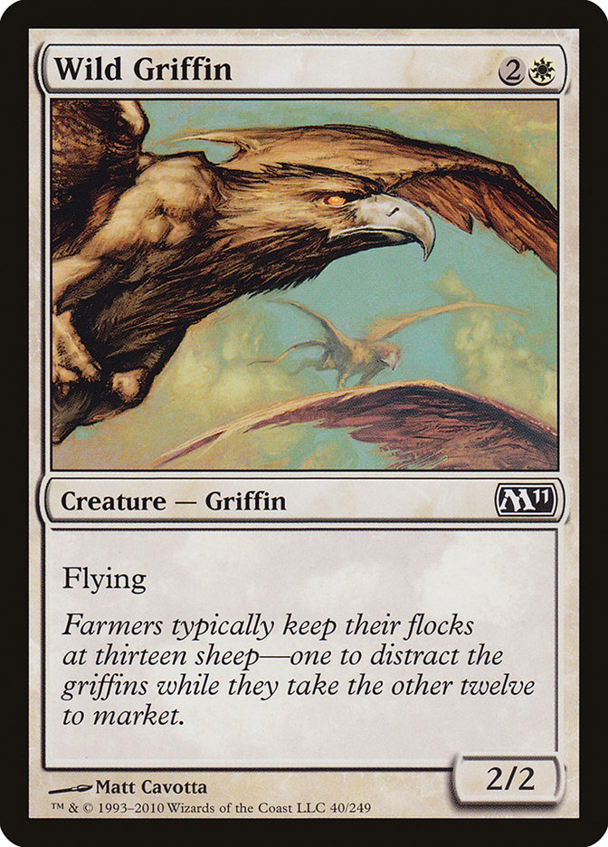 Wild Griffin [Magic 2011] | Golgari Games