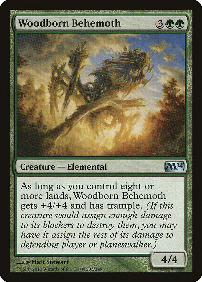 Woodborn Behemoth [Magic 2014] | Golgari Games