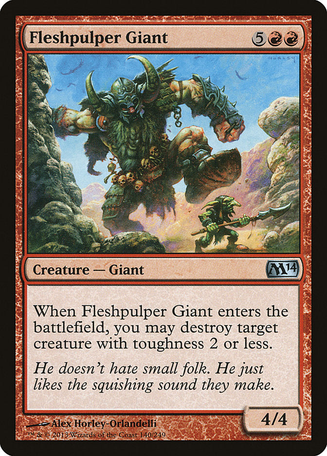 Fleshpulper Giant [Magic 2014] | Golgari Games