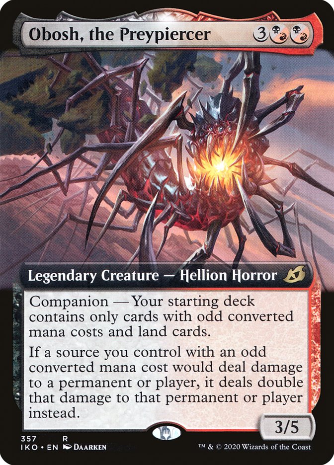 Obosh, the Preypiercer (Extended Art) [Ikoria: Lair of Behemoths] | Local Legends
