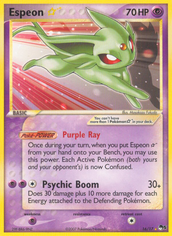 Espeon Star (16/17) [POP Series 5] | Golgari Games