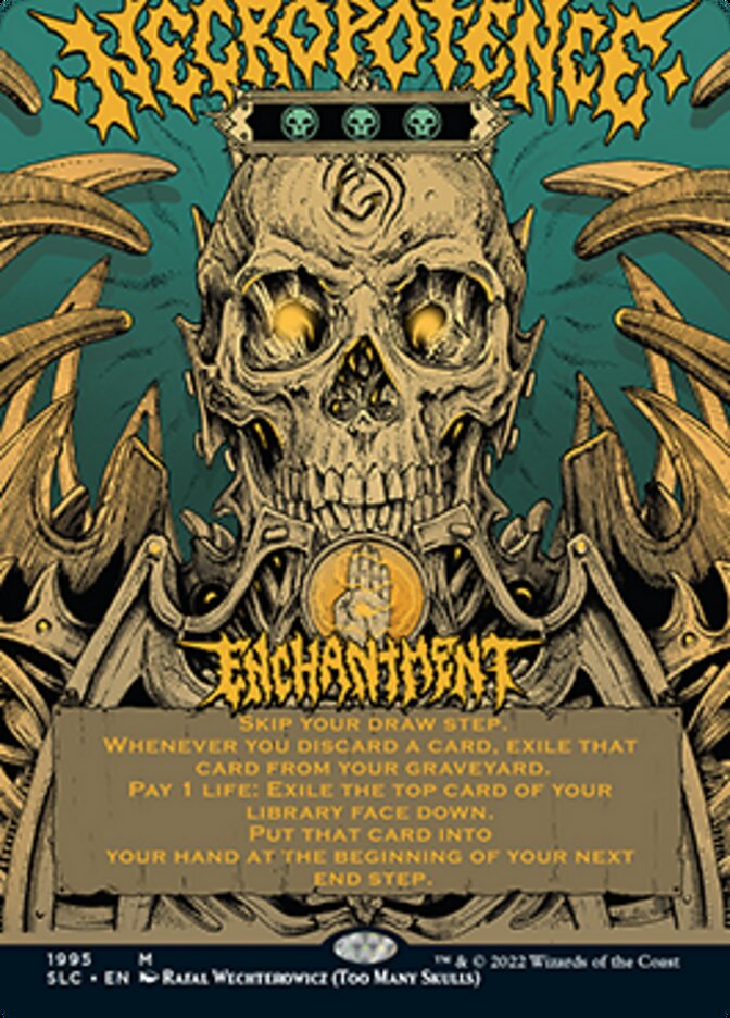 Necropotence (Borderless Alternate Art) [Secret Lair 30th Anniversary Countdown Kit] | Local Legends