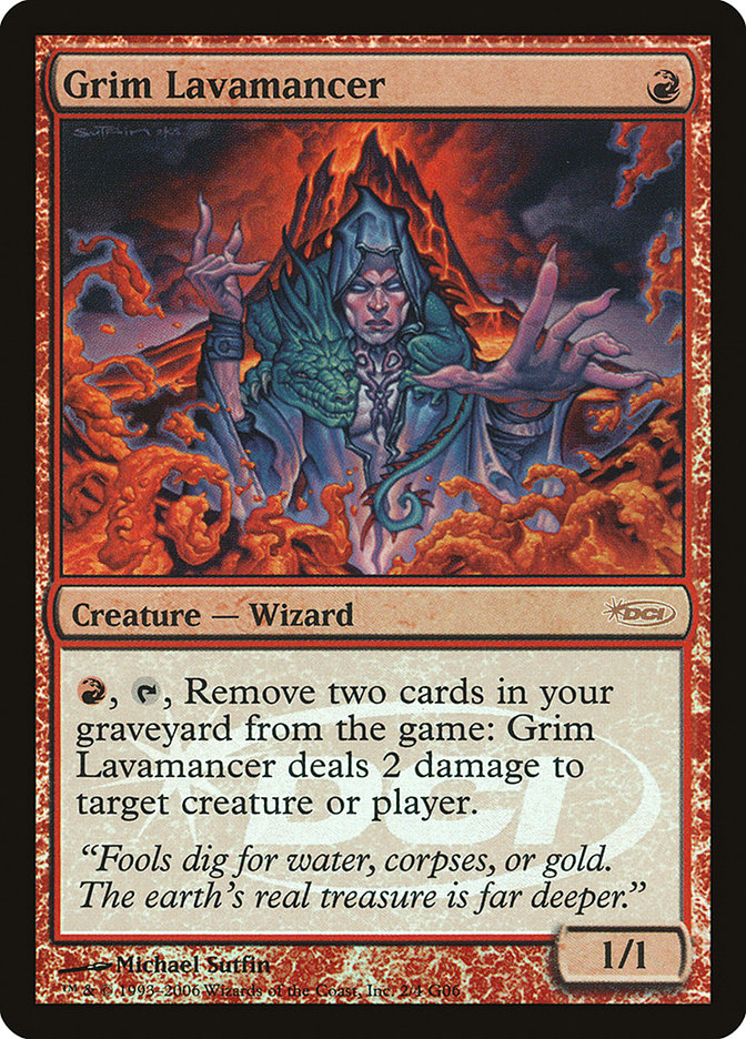 Grim Lavamancer [Judge Gift Cards 2006] | Local Legends