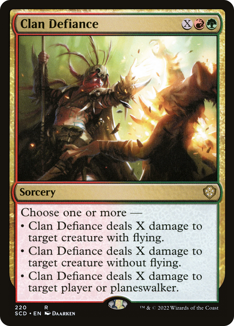 Clan Defiance [Starter Commander Decks] | Local Legends