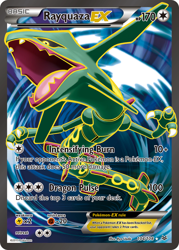 Rayquaza EX (104/108) [XY: Roaring Skies] | Golgari Games