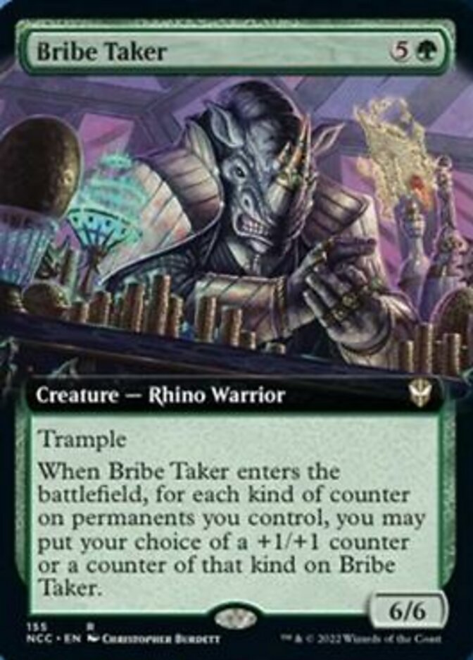 Bribe Taker (Extended Art) [Streets of New Capenna Commander] | Local Legends