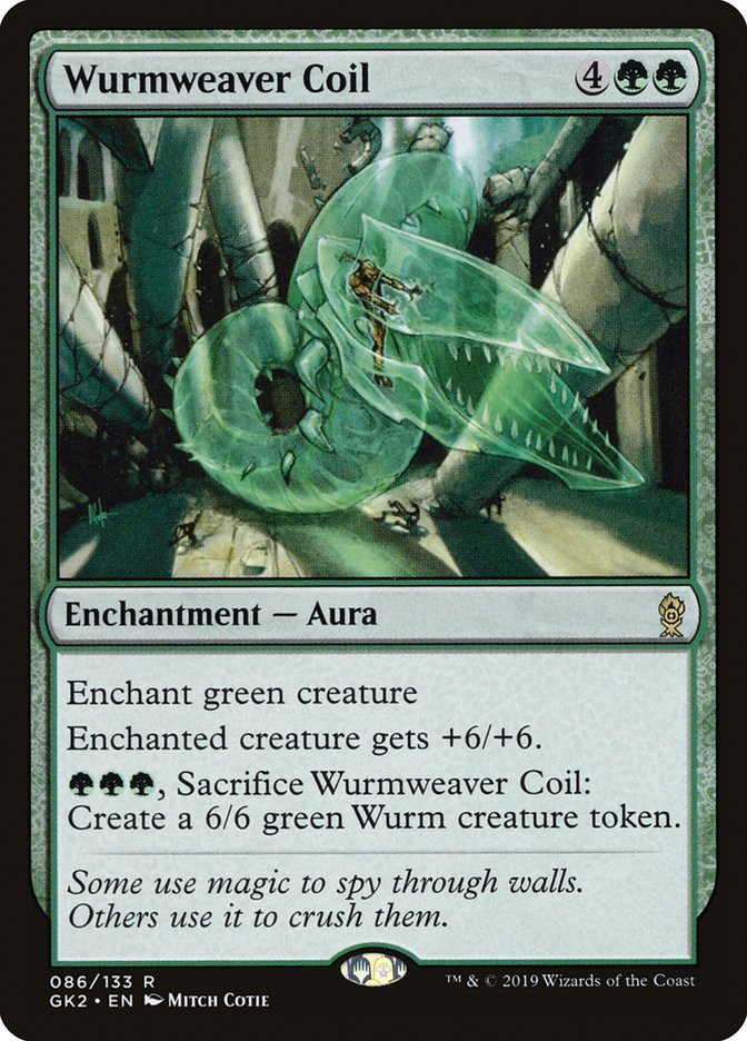 Wurmweaver Coil [Ravnica Allegiance Guild Kit] | Golgari Games