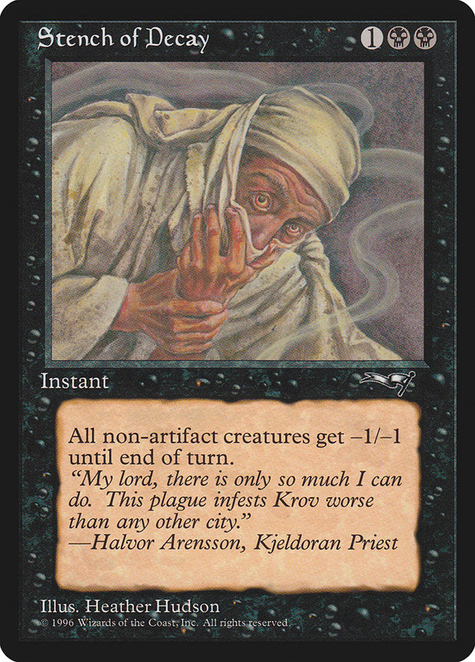 Stench of Decay (Covering Mouth) [Alliances] | Local Legends