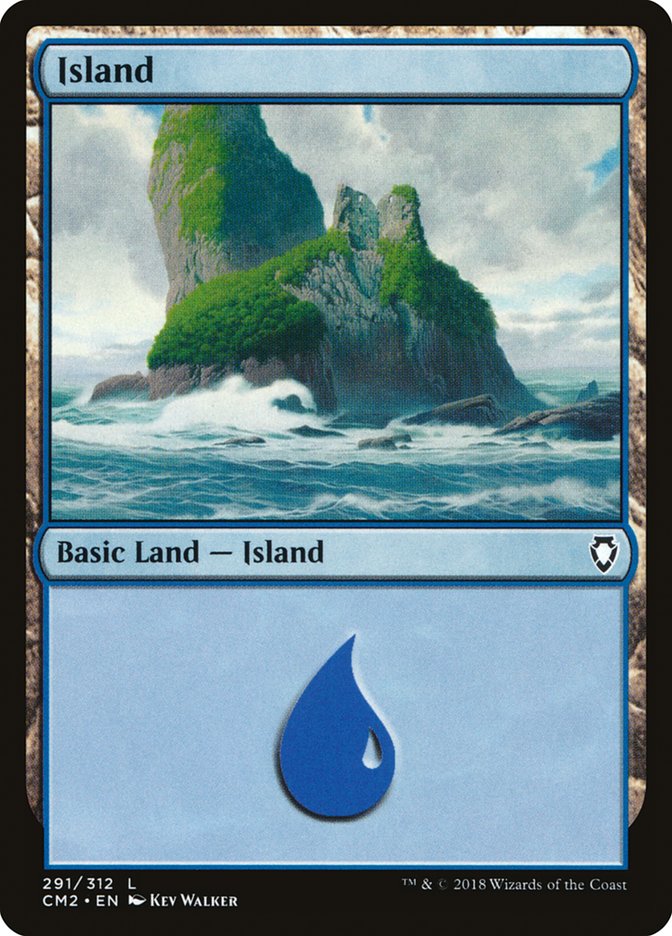 Island (291) [Commander Anthology Volume II] | Golgari Games