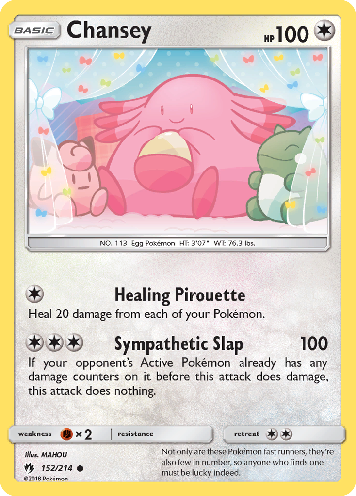 Chansey (152/214) [Sun & Moon: Lost Thunder] | Golgari Games