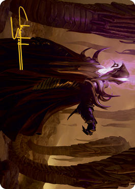 Extus, Oriq Overlord Art Card (Gold-Stamped Signature) [Strixhaven: School of Mages Art Series] | Local Legends