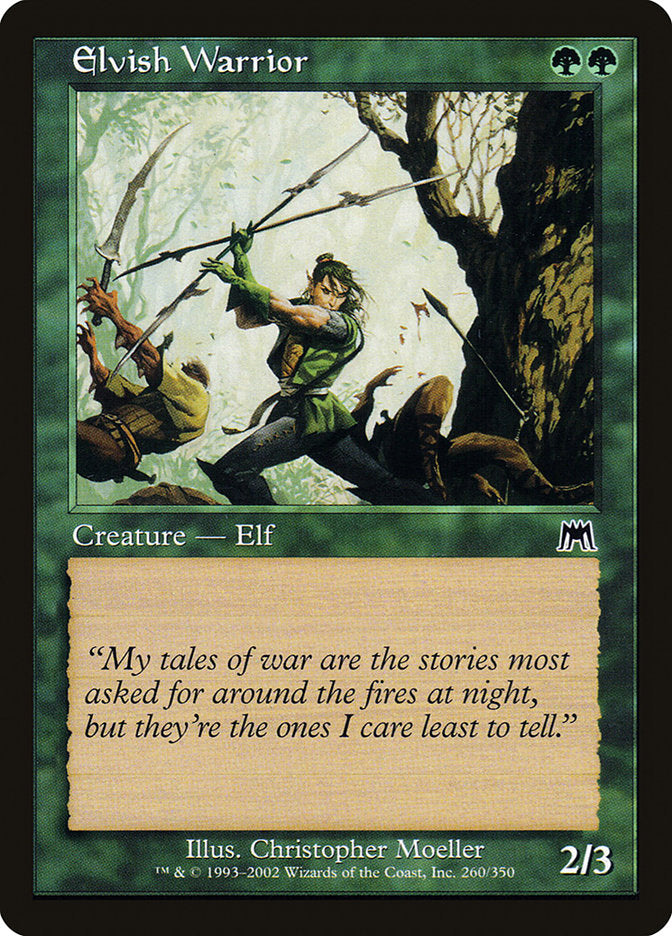 Elvish Warrior [Onslaught] | Golgari Games