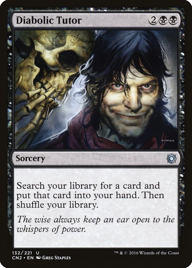 Diabolic Tutor [Conspiracy: Take the Crown] | Local Legends