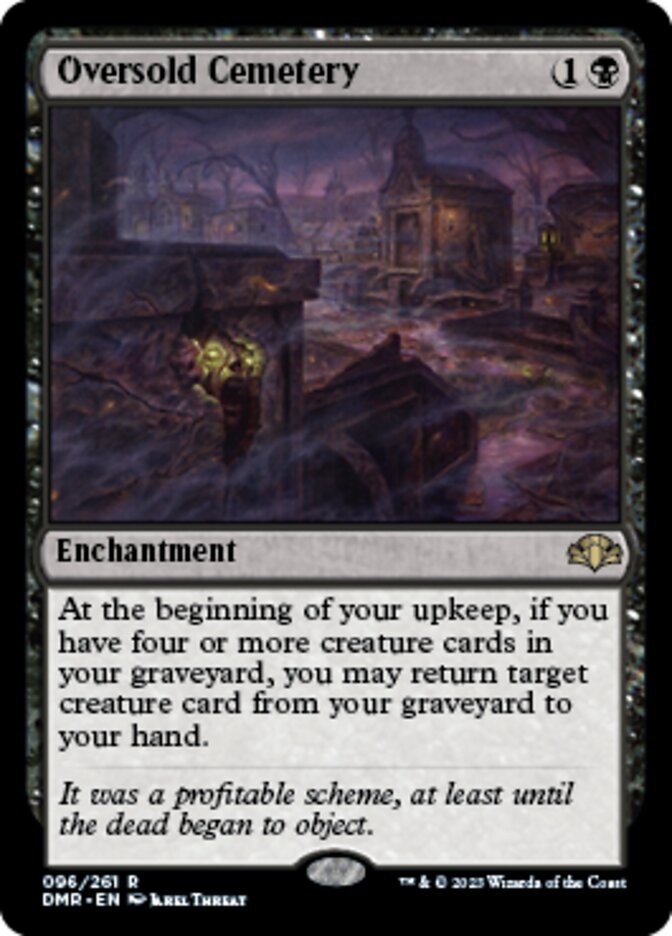 Oversold Cemetery [Dominaria Remastered] | Local Legends