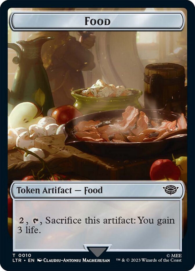 Food Token (10) [The Lord of the Rings: Tales of Middle-Earth Tokens] | Golgari Games